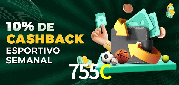 10% de bônus de cashback na 755C